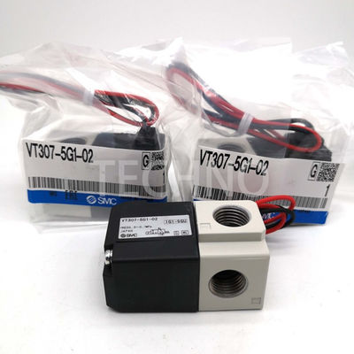 VT307V-5G1-02 SMC Solenoid Valflar Elektromanyetik Valflar SS316 CE Sertifikası