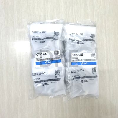CE SMC KQG2L16-03S Pnömatik hortum armatürleri Filmiş Bağlama sıvısı SS316