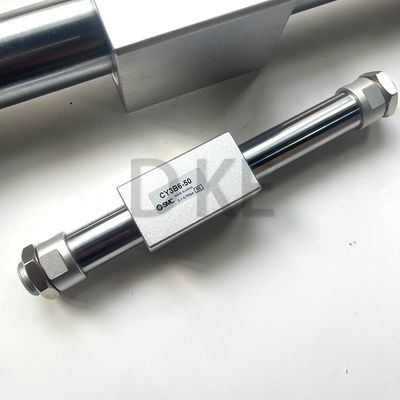 CY3B6-50 Piston Pnömatik Silindir SMC Manyetik Bağlantılı Sütunsuz Vuruş 50mm