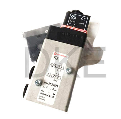 2623079 Kompakt tasarımı Hava solenoid çalıştırılan valf 5 / 2 yol