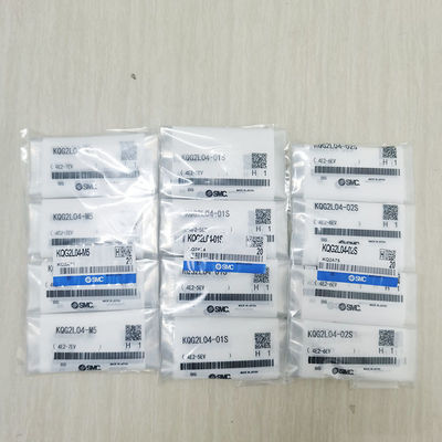 KQG2L04-02S Pneumatik armatürleri bağlamak için itmek Yağsız 1.0 MPa