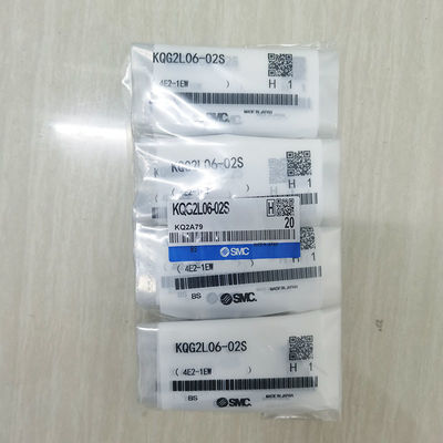 SMC KQG2L06-02S 6mm tüp için erkek dirseği yerleştirme, 1/8R PORT