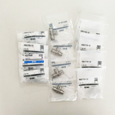 SMC KQG2T08-00 Havalandırma hortumu Tee Montajı Tek dokunuşlu Pnömatik Montajlar O.D. 8mm