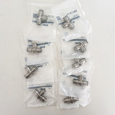 SMC KQG2T08-00 Havalandırma hortumu Tee Montajı Tek dokunuşlu Pnömatik Montajlar O.D. 8mm