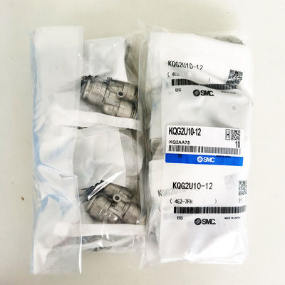 SMC KQG2U10-12 12mm Pnömatik Bileşenler Hava boruları için ipli bağlantı