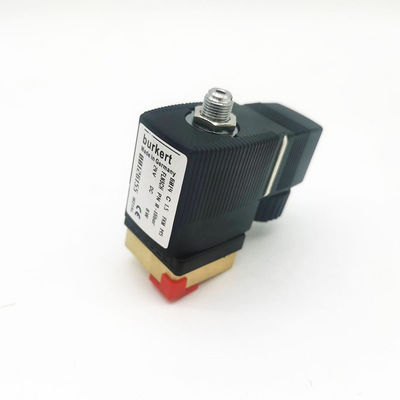 IP65 derecesi Burkert 00126155 6014 Solenoid Valf 24V DC Voltaj