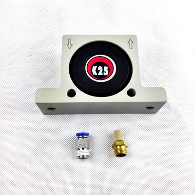 K25 Pnömatik Vibratörler 7300-35000 RPM Güç 150.C'ye Kadar Pas Dayanıklı Alüminyum Medya