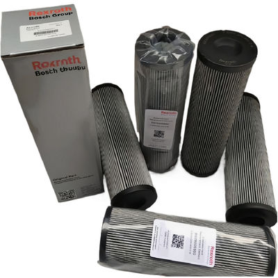 PH718-05 Rexroth Basınçlı Hidrolik Filtre Kartoşları Cam Elyaf Filtrasyon Medyası ile