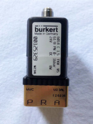 Burkert 00125329 3/2 Way Solenoid Valve 16 Bar 24v Normalde Kapalı G1/8