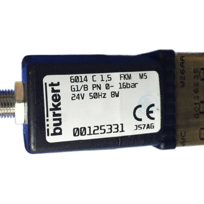 Yeni 00125331 G1/8 Burkert solenoid valfi 24vdc
