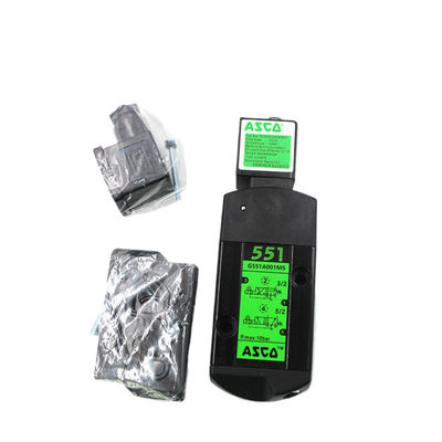ASCO SCG551A001MS Serisi 551 3/2, 5/2 NAMUR Ara yüz spole valfi G 1/4 Tek solenoid