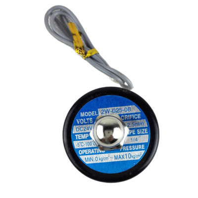 2W Serisi Solenoid Valf 2W025-08 Normalde Kapalı 1/4 " Hava Su Valfi
