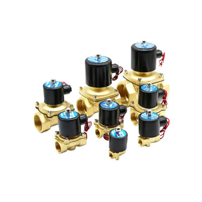 2W040-10 Doğrudan Çalıştırılan Solenoid Valf 2 Yolu Bakır 3/8 Inç