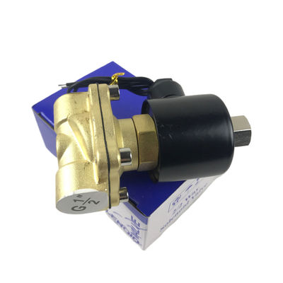 1 inç 2W200-25 Bakır Elektrik Solenoid Valf Normalde Kapalı NPT Su Hava Bakır Solenoid Valf NC 2 Yolu