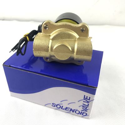 1 inç 2W200-25 Bakır Elektrik Solenoid Valf Normalde Kapalı NPT Su Hava Bakır Solenoid Valf NC 2 Yolu