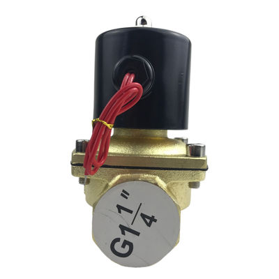 Normalde Açık 2W350-35 1 1/4 Inch Saf Bakır Solenoid Valf Su Hava Valfi NO