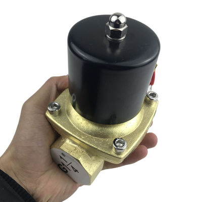 Normalde Açık 2W350-35 1 1/4 Inch Saf Bakır Solenoid Valf Su Hava Valfi NO