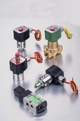 NF8551B402MO-24VDC 1/4 Inch Asco 4 Way Solenoid Valve 2 PSI Minimum Çalışma