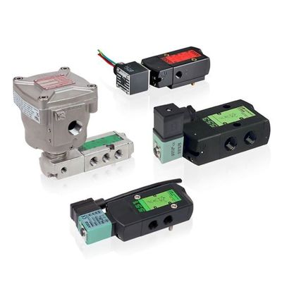 ASCO NF8551B402MO-24VDC Numatics Pilot Çalıştırılan Solenoid Valf-3/2 - 5/2