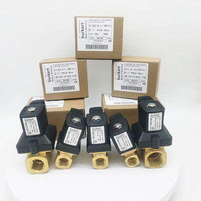 220V Burkert Solenoid DC Voltaj Valf Basınç Aralığı 0-10 Bar '00126201