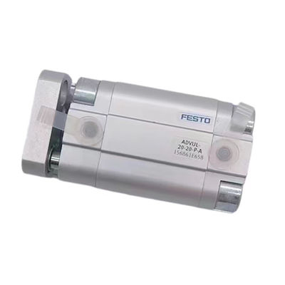 Erkek iplikli hassas pnevmatik piston silindir piston çubuğu sonu 156855 ADVUL-16-25-P-A