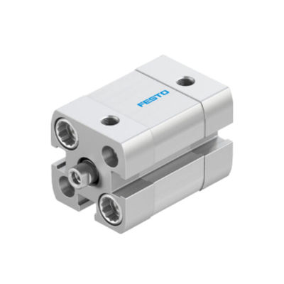 ADN-12-5-A-P-A Piston Pnömatik Silindir ADN Serisi Çift Eylemli 20 mm Vuruş 12 mm Çubuk Alüminyum Alaşım