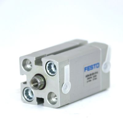 ADN-12-40-A-P-A 536210 Endüstriyel Uygulamalar için 40 mm Vuruşlu Kompakt 12 mm Alüminyum Alaşım Piston Silindiri