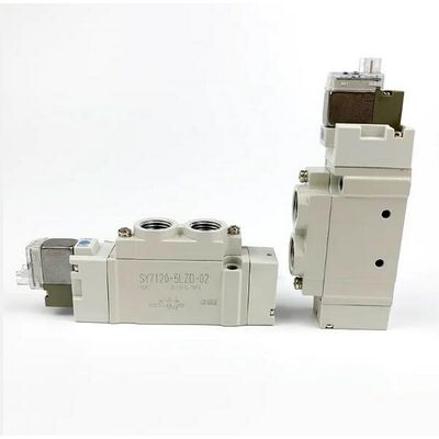SY7120-5LZD-C4 Pnömatik Solenoid Valf SMC Tek dokunuşlı Montaj Port Boyutu Ø4 DC24V 2 Pozisyon Tek