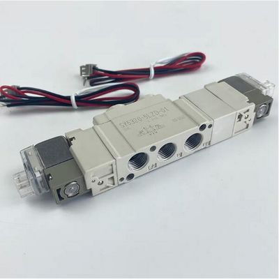 SMC SY5320-6LZD-C4 Pnömatik Solenoid Valf DC12V 3 Pozisyon Kapalı Merkezi Tek Dokunma Bağlantılı Port Boyutu ø4