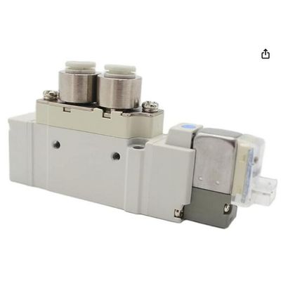 SMC Solenoid Valve SY5220-6LZD-C8 2 Pozisyon Çift Tek Dokunmatik Bağlantı Port Boyutu ø8 DC12V