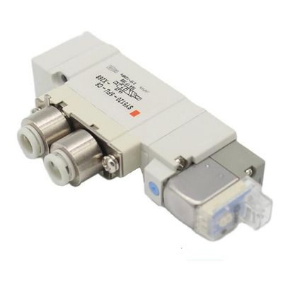 SMC Solenoid Valve SY5220-6LZD-C8 2 Pozisyon Çift Tek Dokunmatik Bağlantı Port Boyutu ø8 DC12V