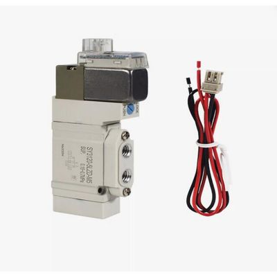 SMC Solenoid Valve SY5220-5LZD-C8 2 Pozisyon Çift Tek Dokunma Montajı Port Boyutu ø8 DC24V