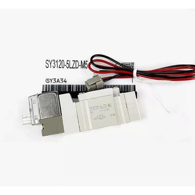 SMC SY5220-5LZD-C6 Solenoid Valf Tek Dokunma Bağlantılı Port Boyutu ø6 DC24V 2 Pozisyon Çift