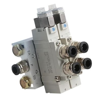 SY5220-6LZD-C4 Solenoid Valve SMC 2 Pozisyon Çift DC12V Tek Dokunma Montajı Port Boyutu Ø4