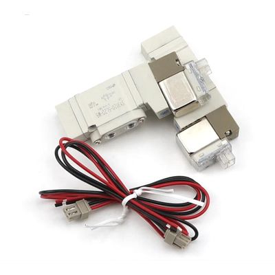 SY5220-5LZD-C4 Solenoid Valf SMC 2 pozisyon Çift DC24V Tek dokunma montajı port boyutu Ø4