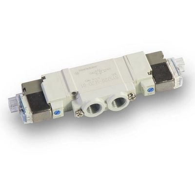 SMC SY5220-6LZD-01 DC12V Port Boyutu 1/8 Pnömatik Solenoid Valf Tel Tüp 2 Pozisyon Çift