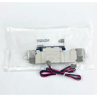 SMC SY5120-6LZD-C8 2 Pozisyon Tek Dokunma Montajı Ø8 Pnömatik Solenoid Valf DC12V
