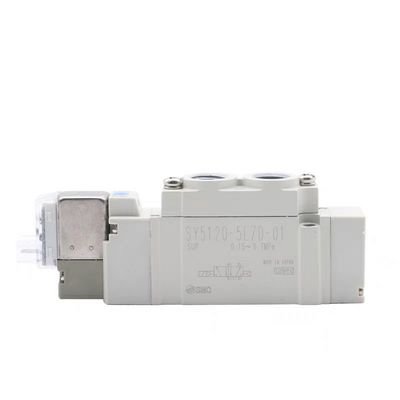 Solenoid Valf SY5120-5LZD-01 SMC2 Konumu Tek DC24V Port Boyutu 1/8 Filer Boru