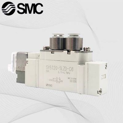 Solenoid Valf SY5120-5LZD-01 SMC2 Konumu Tek DC24V Port Boyutu 1/8 Filer Boru