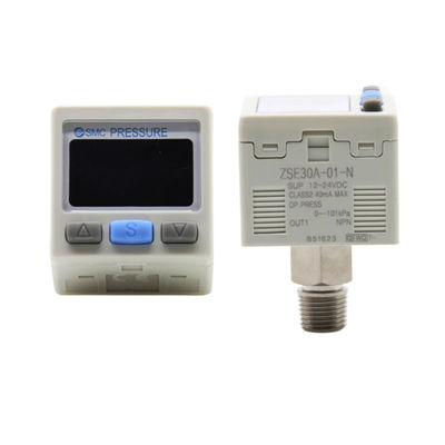 ZSE30A-01-C SMC Dijital Basınç Değiştiricisi Vakum Basıncı R1/8 2 Renkli Ekran PNP Açık Toplayıcı 2 Çıkışlar