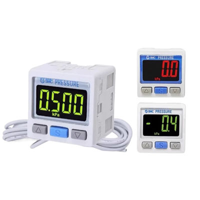 ZSE30A-01-P SMC Dijital Basınç Değiştiricisi Vakum Basıncı R1/8 2 Renkli Ekran PNP Açık Toplayıcı 1 Çıkış
