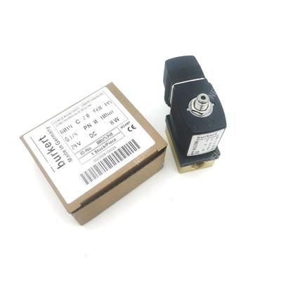 00125357 solenoid valfi BURKERT 6014 D Normalde Açık G1/4 2.0 Akış Deliği DC24V 8W