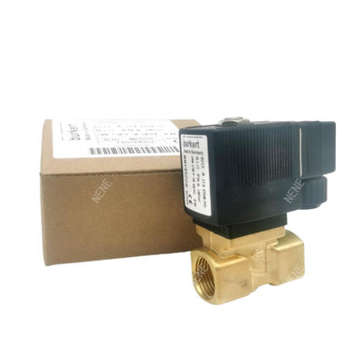 00126202 Burkert Solenoid Valf G1/8 2.5 Akış Deliği AC24V 8W 6014 D Normalde Açık Bakır Valf Vücudu 32 * 32 0~6bar