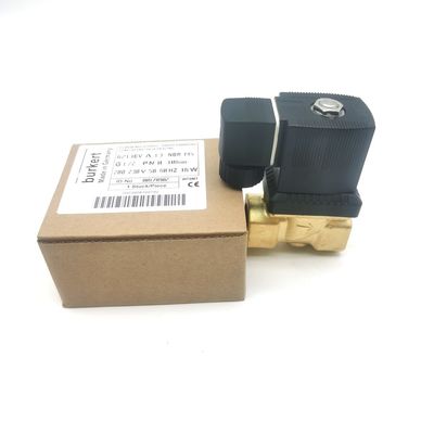 00126204 6014 D Bakır Solenoid Valf Burkert Normal Açık G1/8 2.5 Akış Deliği AC220V 8W