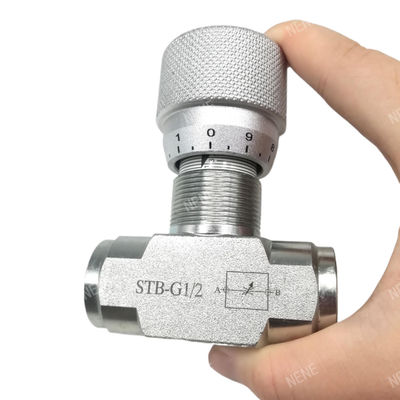 Akış kontrolü valfi STB-G1/2 Yüksek basınca dirençli akış kontrolü valfi STB Hidrolik akış valfi
