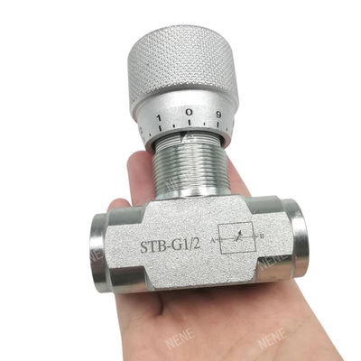Akış kontrolü valfi STB-G1/2 Yüksek basınca dirençli akış kontrolü valfi STB Hidrolik akış valfi