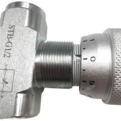 Akış kontrolü valfi STB-G1/2 Yüksek basınca dirençli akış kontrolü valfi STB Hidrolik akış valfi