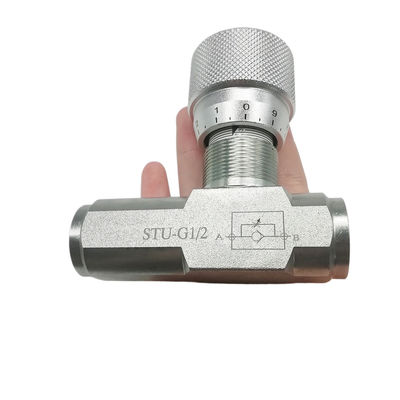 10-500 mm2 ⁄ S Viskosit sıvı basınç kontrol valfi STU-G1/2