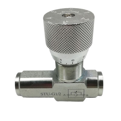 10-500 mm2 ⁄ S Viskosit sıvı basınç kontrol valfi STU-G1/2