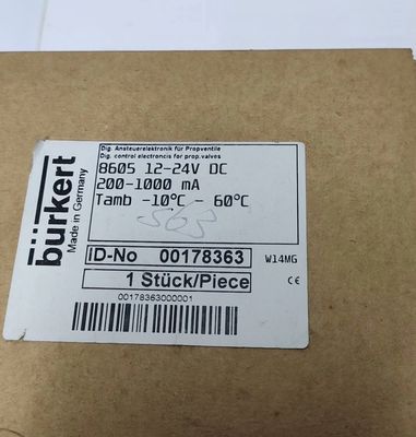 5404 G1/2 2/2 Normalde Kapalı 00177853 FKM Kapalı Elektron Manyetik Valf BURKERT Bakır Valf Vücudu AC24V 8W 1-50bar